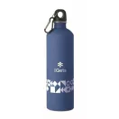 Sticla de apa, Everestus, 2610E18418, 750 ml, Cu carabina, Ø6.9x25.5 cm, Otel inoxidabil, Albastru regal