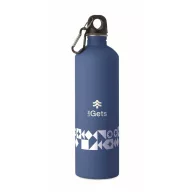   Sticla de apa, Everestus, 2610E18418, 750 ml, Cu carabina, Ø6.9x25.5 cm, Otel inoxidabil, Albastru regal
