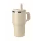 Sticla termos cu perete dublu, Everestus, 2610E19358, 500 ml, Cu pai, 13x17.5 cm, Otel inoxidabil, Bej