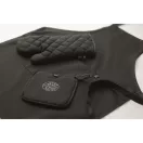 Set pentru bucatarie, Everestus, 2610E18081, Unisex, 20x4.5x34 cm, Bumbac, Negru