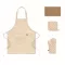 Set pentru bucatarie, Everestus, 2610E18080, Unisex, 20x4.5x34 cm, Bumbac, Bej