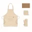 Set pentru bucatarie, Everestus, 2610E18080, Unisex, 20x4.5x34 cm, Bumbac, Bej