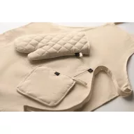   Set pentru bucatarie, Everestus, 2610E18080, Unisex, 20x4.5x34 cm, Bumbac, Bej