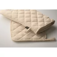   Set pentru bucatarie, Everestus, 2610E18080, Unisex, 20x4.5x34 cm, Bumbac, Bej