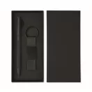 Set pix si breloc, Everestus, 2610E18946, 17.5x7.5x2.1 cm, Aluminiu, Negru