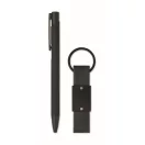 Set pix si breloc, Everestus, 2610E18946, 17.5x7.5x2.1 cm, Aluminiu, Negru