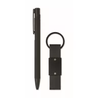   Set pix si breloc, Everestus, 2610E18946, 17.5x7.5x2.1 cm, Aluminiu, Negru