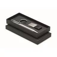   Set pix si breloc, Everestus, 2610E18945, 17.5x7.5x2.1 cm, Aluminiu, Argintiu