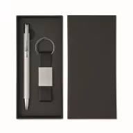   Set pix si breloc, Everestus, 2610E18945, 17.5x7.5x2.1 cm, Aluminiu, Argintiu