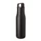 Sticla de apa, Everestus, 2610E18409, 500 ml, Cu maner, Ø7x25.4 cm, Otel inoxidabil, Negru