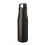 Sticla de apa, Everestus, 2610E18409, 500 ml, Cu maner, Ø7x25.4 cm, Otel inoxidabil, Negru