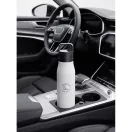 Sticla de apa, Everestus, 2610E18407, 500 ml, Cu maner, Ø7x25.4 cm, Otel inoxidabil, Alb