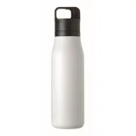   Sticla de apa, Everestus, 2610E18407, 500 ml, Cu maner, Ø7x25.4 cm, Otel inoxidabil, Alb