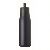   Sticla de apa, Everestus, 2610E18408, 500 ml, Cu maner, Ø7x25.4 cm, Otel inoxidabil, Albastru marin francez