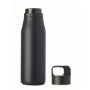Sticla de apa, Everestus, 2610E18408, 500 ml, Cu maner, Ø7x25.4 cm, Otel inoxidabil, Albastru marin francez