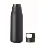   Sticla de apa, Everestus, 2610E18408, 500 ml, Cu maner, Ø7x25.4 cm, Otel inoxidabil, Albastru marin francez