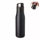 Sticla de apa, Everestus, 2610E18408, 500 ml, Cu maner, Ø7x25.4 cm, Otel inoxidabil, Albastru marin francez