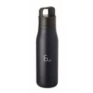 Sticla de apa, Everestus, 2610E18408, 500 ml, Cu maner, Ø7x25.4 cm, Otel inoxidabil, Albastru marin francez