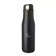   Sticla de apa, Everestus, 2610E18408, 500 ml, Cu maner, Ø7x25.4 cm, Otel inoxidabil, Albastru marin francez
