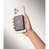   Powerbank Everestus, 2610E18015, 5000 mAh, 15 W, USB-C, 11.9x11x5.1 cm, Aluminiu, Negru