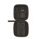 Powerbank Everestus, 2610E18015, 5000 mAh, 15 W, USB-C, 11.9x11x5.1 cm, Aluminiu, Negru