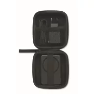   Powerbank Everestus, 2610E18015, 5000 mAh, 15 W, USB-C, 11.9x11x5.1 cm, Aluminiu, Negru