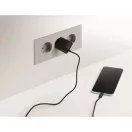 Powerbank Everestus, 2610E18015, 5000 mAh, 15 W, USB-C, 11.9x11x5.1 cm, Aluminiu, Negru