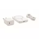 Powerbank Everestus, 2610E18014, 5000 mAh, 15 W, USB-C, 11.9x11x5.1 cm, Aluminiu, Alb