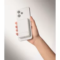   Powerbank Everestus, 2610E18014, 5000 mAh, 15 W, USB-C, 11.9x11x5.1 cm, Aluminiu, Alb