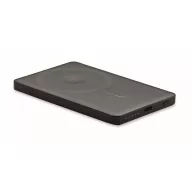   Powerbank Everestus, 2610E18006, 5000 mAh, 15 W, USB-C, 10.4x6.7x0.85 cm, Aluminiu, Negru