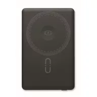   Powerbank Everestus, 2610E18006, 5000 mAh, 15 W, USB-C, 10.4x6.7x0.85 cm, Aluminiu, Negru