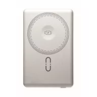   Powerbank Everestus, 2610E18005, 5000 mAh, 15 W, USB-C, 10.4x6.7x0.85 cm, Aluminiu, Argintiu mat