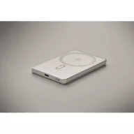   Powerbank Everestus, 2610E18005, 5000 mAh, 15 W, USB-C, 10.4x6.7x0.85 cm, Aluminiu, Argintiu mat