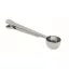 Lingura de cafea cu clema pentru punga, Everestus, 2610E18893, 17.3x3.6x2.2 cm, Otel inoxidabil, Argintiu