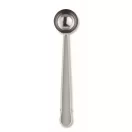 Lingura de cafea cu clema pentru punga, Everestus, 2610E18893, 17.3x3.6x2.2 cm, Otel inoxidabil, Argintiu