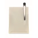 Lingura de cafea cu clema pentru punga, Everestus, 2610E18893, 17.3x3.6x2.2 cm, Otel inoxidabil, Argintiu