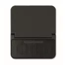 Boxa portabila wireless, Everestus, 2610E18803, 1200 mAh, 15W, Wireless, 112x95x29.1 mm, ABS, Negru