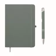   Agenda cu pix, Everestus, 2610E18726, A5, Dictando, 21x14.5x1.2 cm, Poliuretan, Verde Petrol
