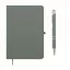 Agenda cu pix, Everestus, 2610E18726, A5, Dictando, 21x14.5x1.2 cm, Poliuretan, Verde Petrol