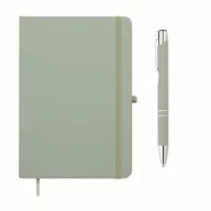   Agenda cu pix, Everestus, 2610E18727, A5, Dictando, 21x14.5x1.2 cm, Poliuretan, Verde menta