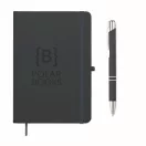 Agenda cu pix, Everestus, 2610E18724, A5, Dictando, 21x14.5x1.2 cm, Poliuretan, Albastru marin francez