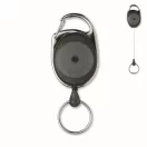 Suport ecuson, Everestus, 2610E17399, 8.8x3.5x1 cm, ABS, Negru