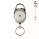 Suport ecuson, Everestus, 2610E17396, 8.8x3.5x1 cm, ABS, Alb