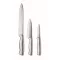 Set 3 cutite de bucatarie, Everestus, 2610E19063, 36x13x4 cm, Otel inoxidabil, Argintiu