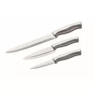   Set 3 cutite de bucatarie, Everestus, 2610E19063, 36x13x4 cm, Otel inoxidabil, Argintiu