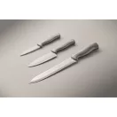Set 3 cutite de bucatarie, Everestus, 2610E19063, 36x13x4 cm, Otel inoxidabil, Argintiu