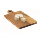 Tocator de bucatarie, Everestus, 2610E19140, Cu maner, 37.5x20x1.5 cm, Lemn, Natur