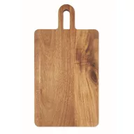   Tocator de bucatarie, Everestus, 2610E19140, Cu maner, 37.5x20x1.5 cm, Lemn, Natur