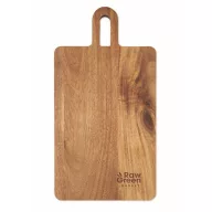   Tocator de bucatarie, Everestus, 2610E19140, Cu maner, 37.5x20x1.5 cm, Lemn, Natur