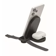  Incarcator wireless, Everestus, 2610E18906, 15 W, 18.7x6x1 cm, ABS, Negru